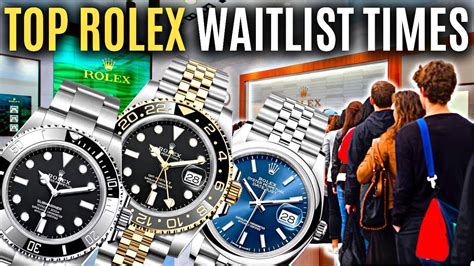 rolex oyster watch waitlist